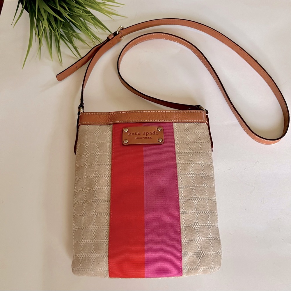 KATE SPADE THOMAS CLASSIC NOEL STUCCO SWING/ CROSSBODY BAG